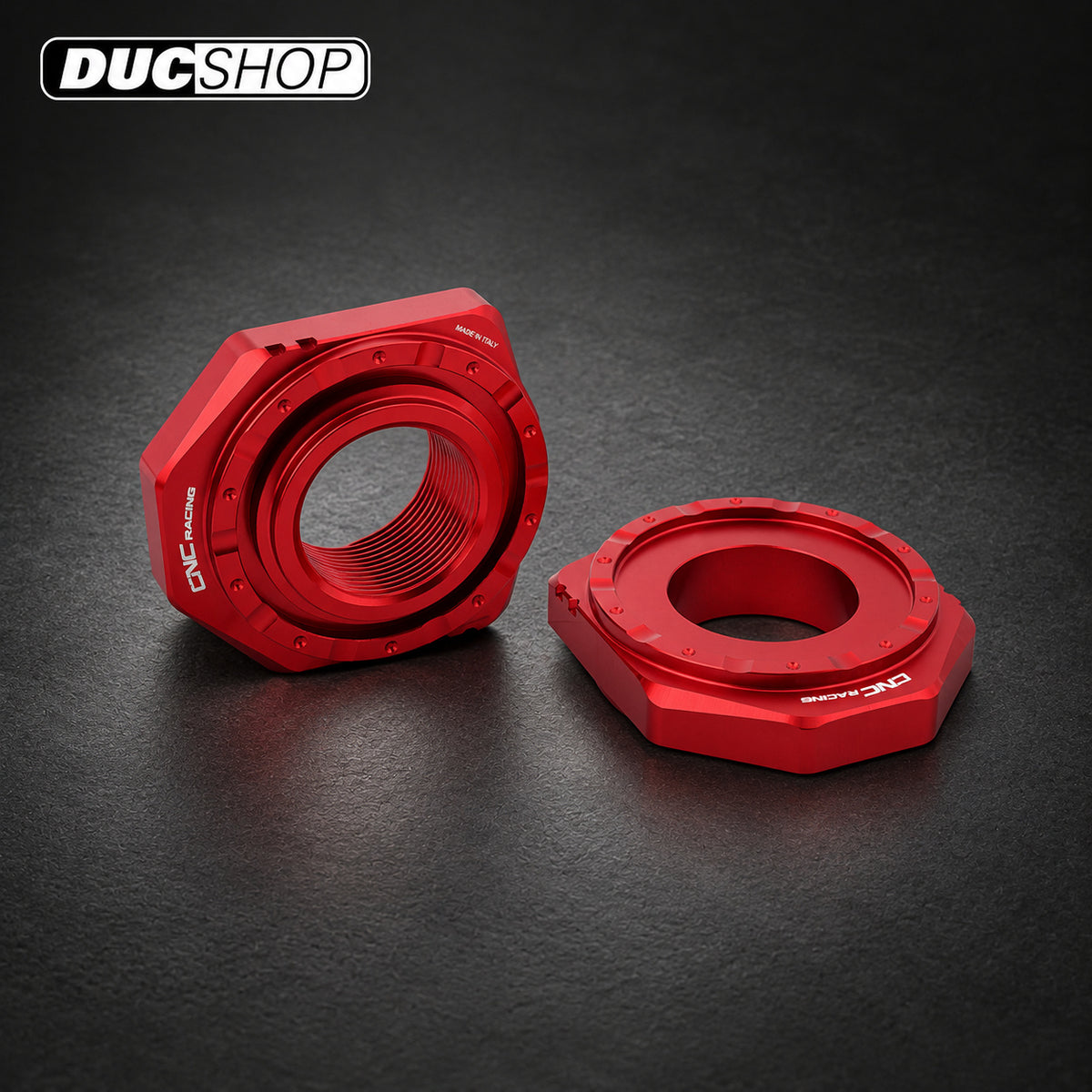CNC Racing Chain Adjuster Blocks TD013 — Ducati — representative product view; check selected option and contents | Axles & Axle Nuts | ducshop.com