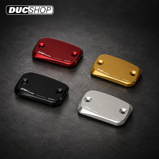 CNC Racing 'TOUCH' Front Brake Reservoir Cap for Ducati Hypermotard 796/821/939, Monster 695/696/796/821/S2R, & Scrambler - Red - DucShop