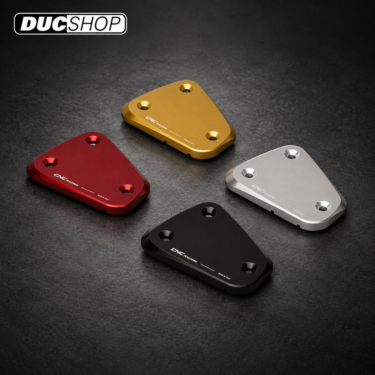 CNC Racing 'TOUCH' Clutch Reservoir Cap for Ducati Multistrada 1000 GT1000 Streetfighter and ST3/ST4 - Black - DucShop