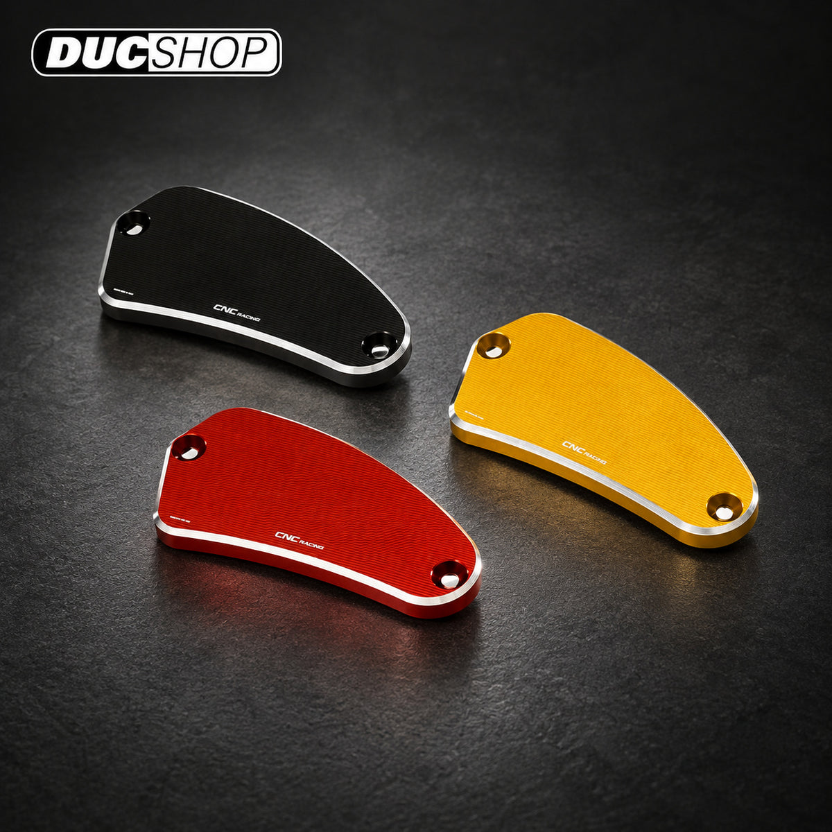 CNC Racing 'Bi-Color' Billet Clutch Reservoir Cap for MV Agusta with Nissin Masters - Black - DucShop