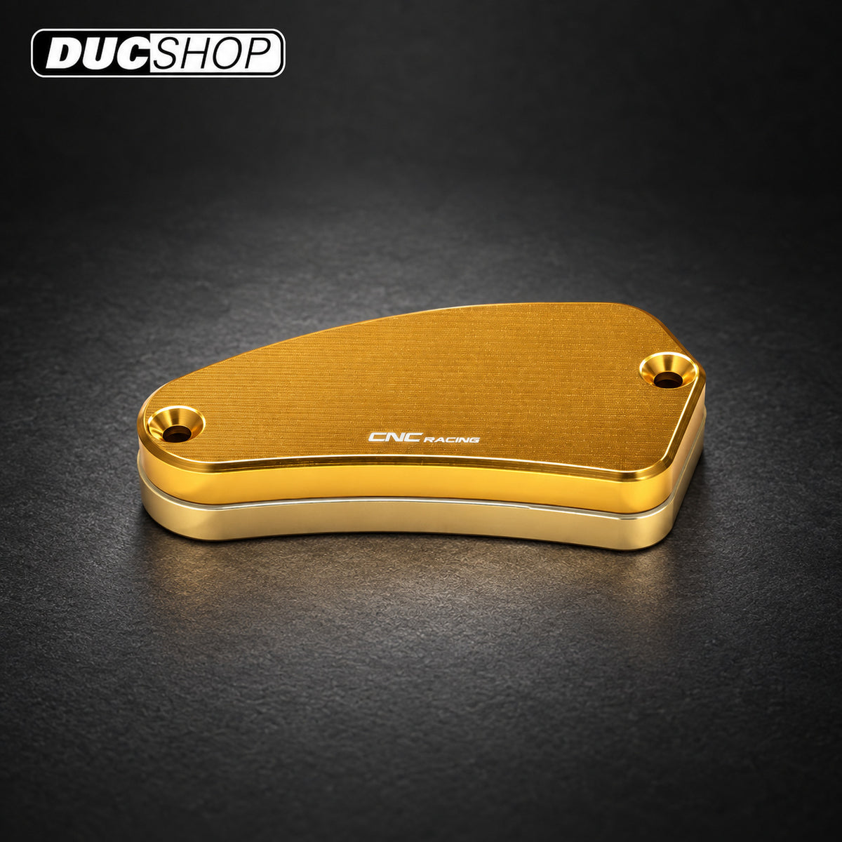 CNC Racing 'Streaks' Front Brake Reservoir Cap For MV Agusta with Nissin Masters - Gold - DucShop