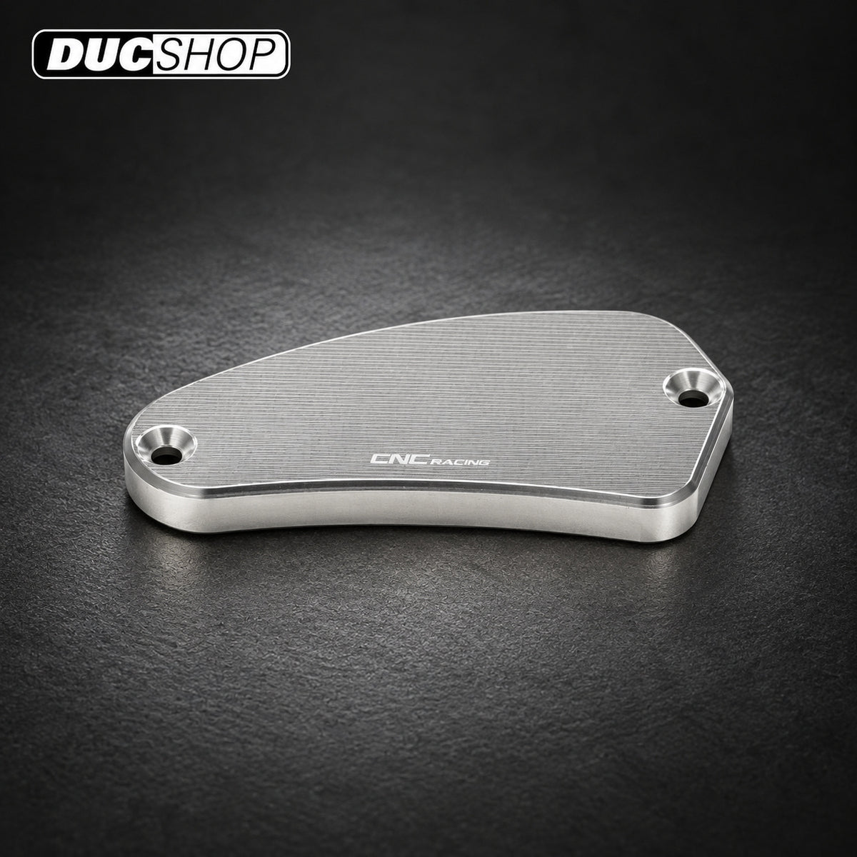 CNC Racing 'Streaks' Front Brake Reservoir Cap For MV Agusta with Nissin Masters - Silver - DucShop
