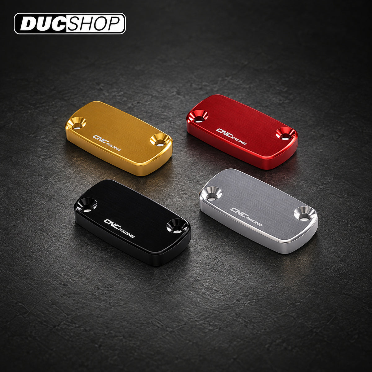 CNC Racing 'Streaks' Rear Brake Reservoir Cap For All MV Agusta Models - Red - DucShop