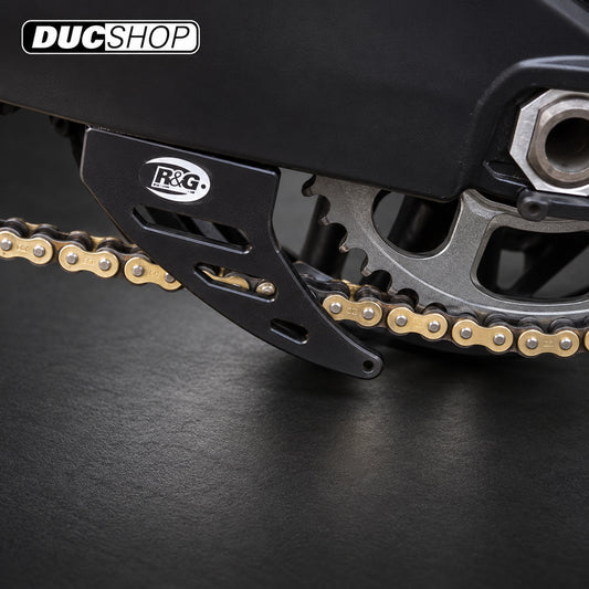 R&G Racing Black anodized Dual Swingarm Universal toe guard | Miscellaneous Crash Protection | ducshop.com