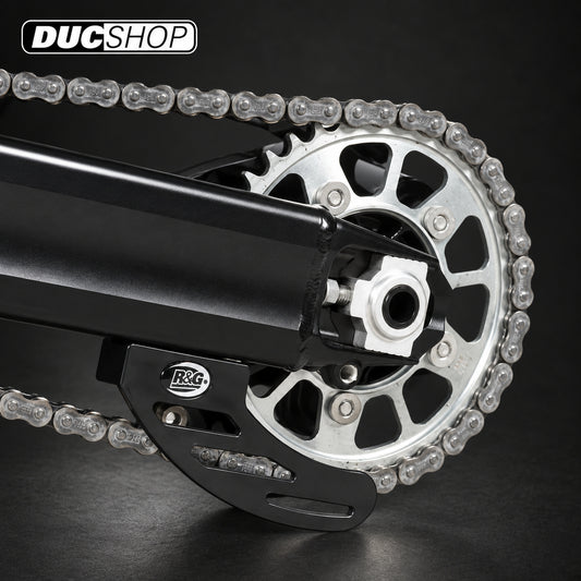R&G Racing Toe Chain Guard for Compatible Motorcycle Swingarms | Miscellaneous Crash Protection | ducshop.com