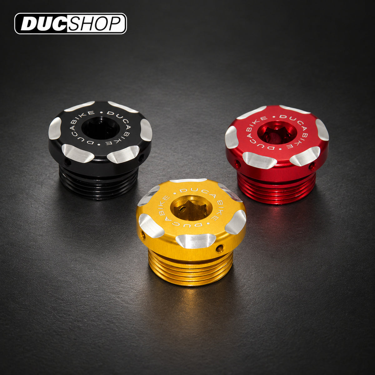 DBK Special Parts Engine Oil Cap — M22×1.5 — representative product view; select the listed configuration | Oil Fill & Drain Plugs | ducshop.com