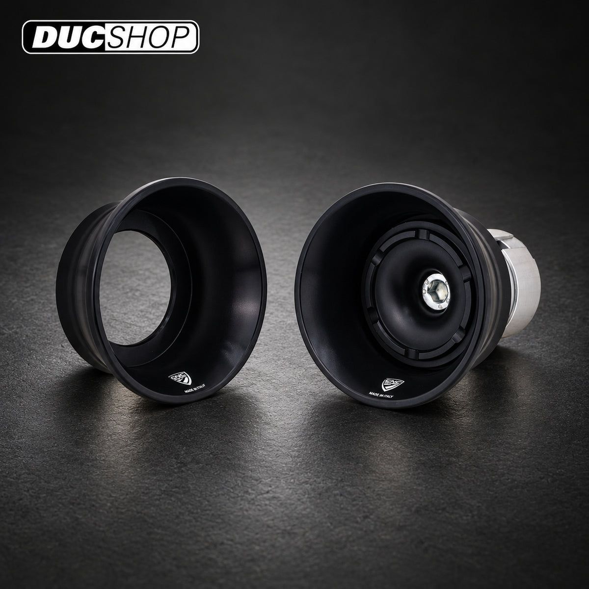 CNC Racing Front Axle RACING Slider Kit for the Ducati's with Large Diameter Front axle (30mm) and KTM | Front Axle Protection | ducshop.com