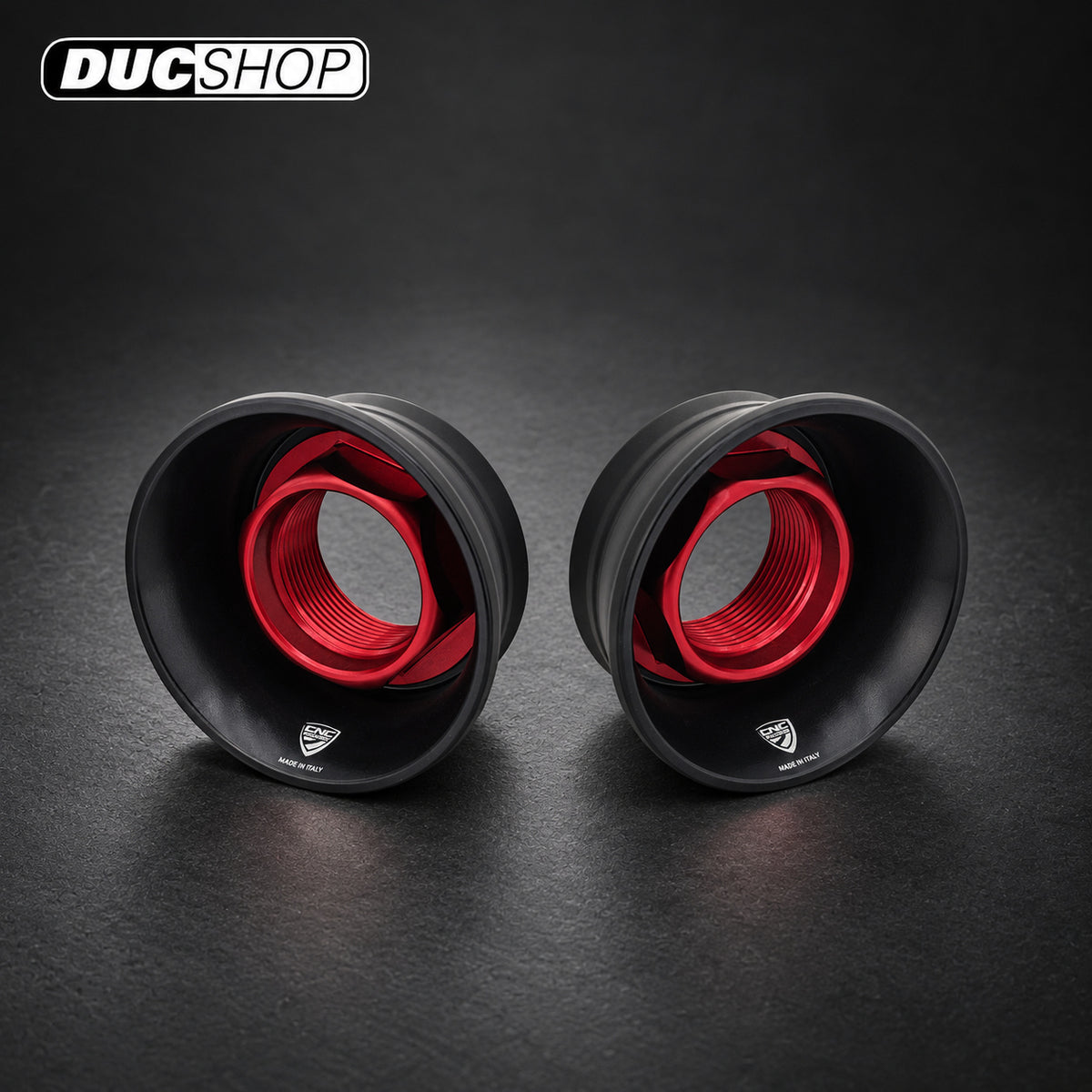 CNC Racing Rear Axle RACING Slider Kit for the Ducati Panigale / Streetfighter / Multistrada V2 (2025+) | Rear Axle Protection | ducshop.com