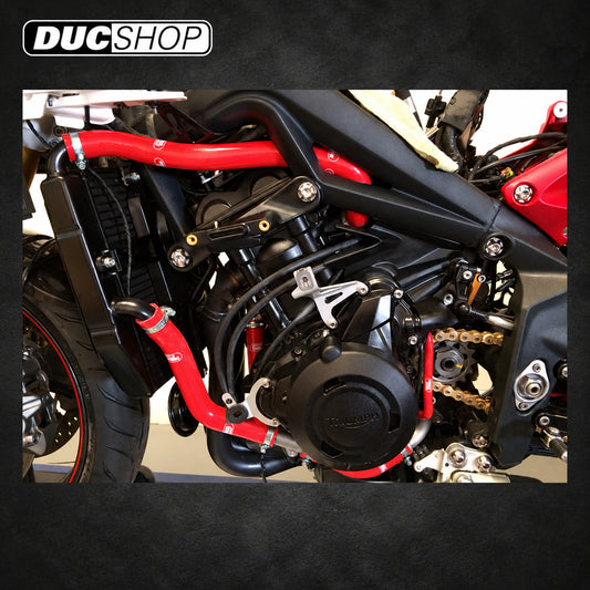 SamcoSport 6 Piece Full Silicone Coolant Hose Set For Triumph Daytona 675 / 675R (2013-17) | Hose Kits | ducshop.com