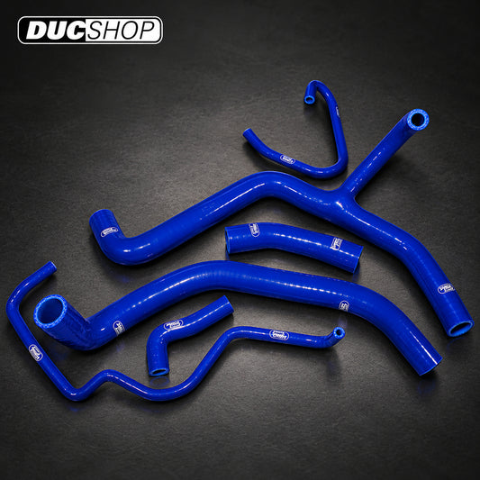 SamcoSport 7 Piece Full Silicone Coolant Hose Set For Triumph Tiger 800 XR / XC (2015-2017) | Hose Kits | ducshop.com