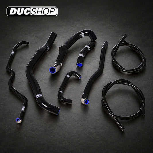 SamcoSport 8 Piece Full Silicone Coolant Hose Set For Triumph Street Triple / R (2008-12) | Hose Kits | ducshop.com