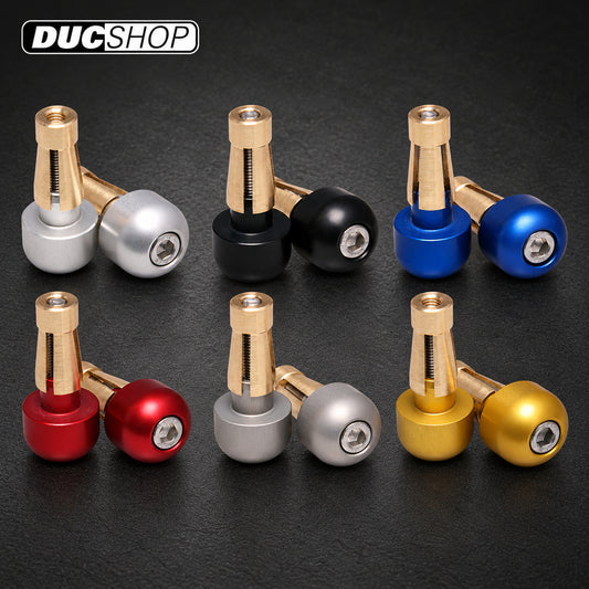 Oberon Small Aluminum Weighted Bar Ends (7/8in / 22mm bar) | Bar End Protection | ducshop.com