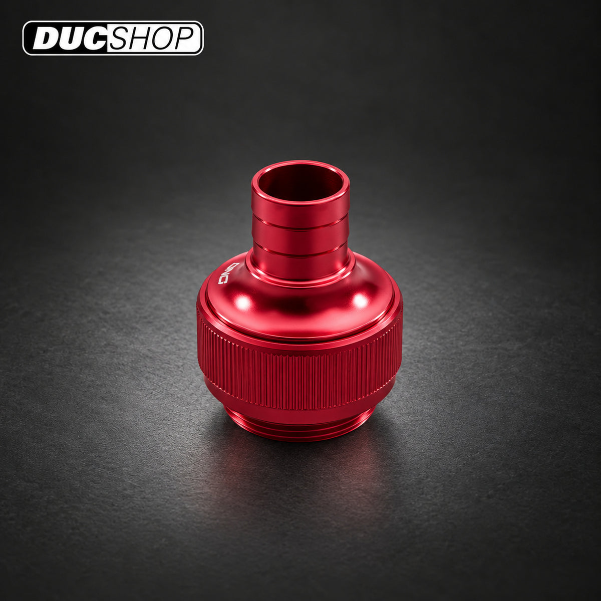 CNC Racing VA200R red conical billet crankcase breather | Crankcase Breathers | ducshop.com
