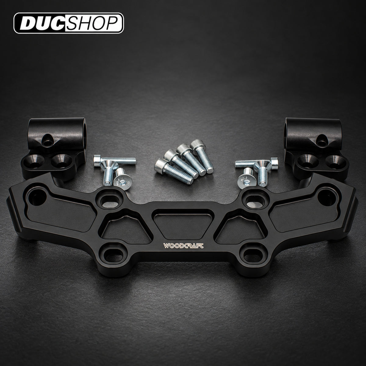 WOODCRAFT Yamaha FZ-10 (MT10) 2016+ Clipon Riser Adapter Plate Kit W/ Bars | DucShop