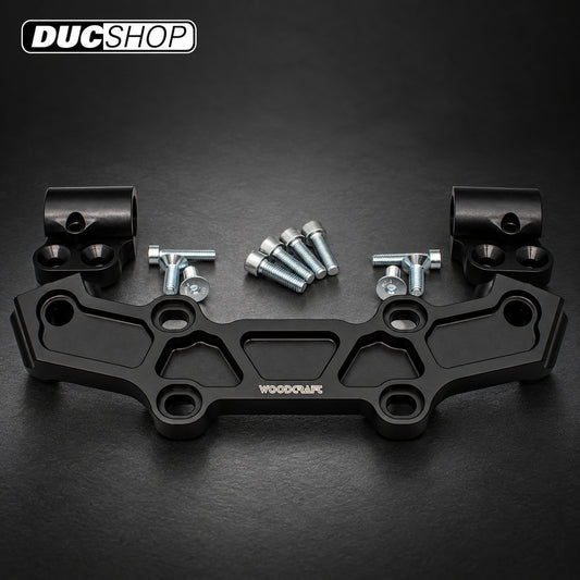 WOODCRAFT Yamaha FZ-10 (MT10) 2016+ Clipon Riser Adapter Plate Kit W/ Bars | DucShop