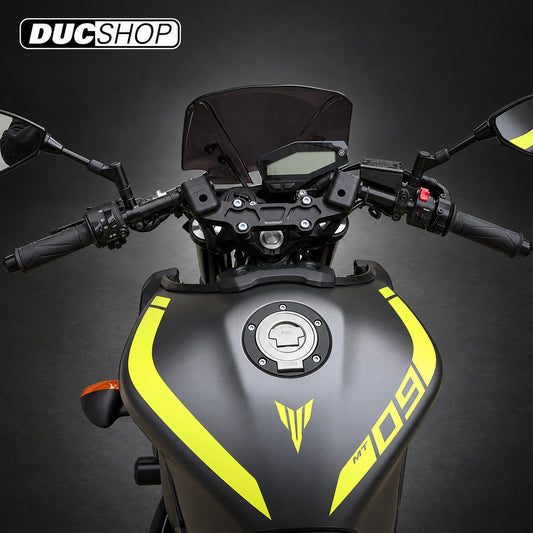 WOODCRAFT Yamaha FZ-09 (MT09) (2018+) / XSR900 (2022+) Clipon Riser Adapter Plate Kit W/ Bars | DucShop