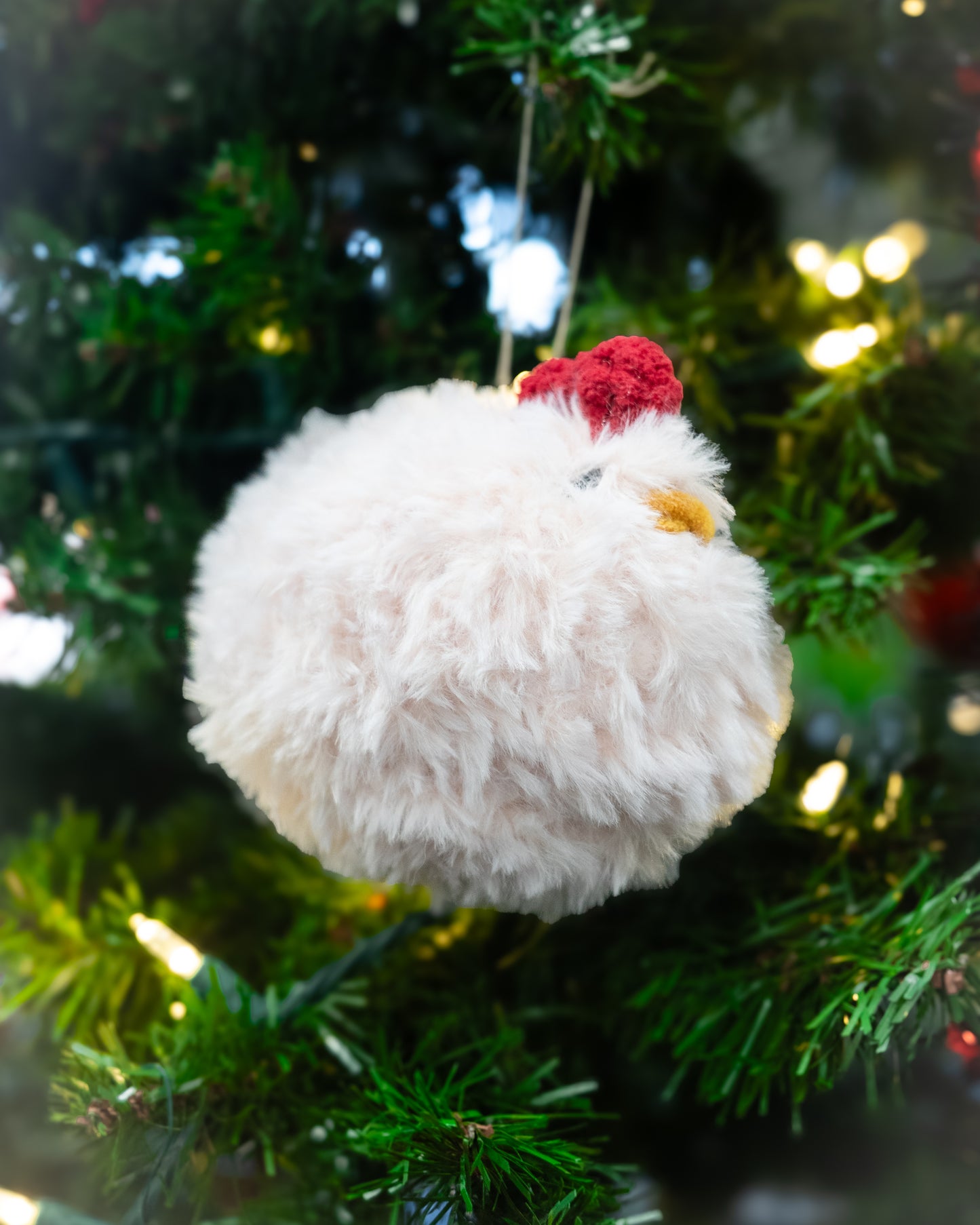 BILL$ FOR BILL - HANDMADE CHICKEN ORNAMENT