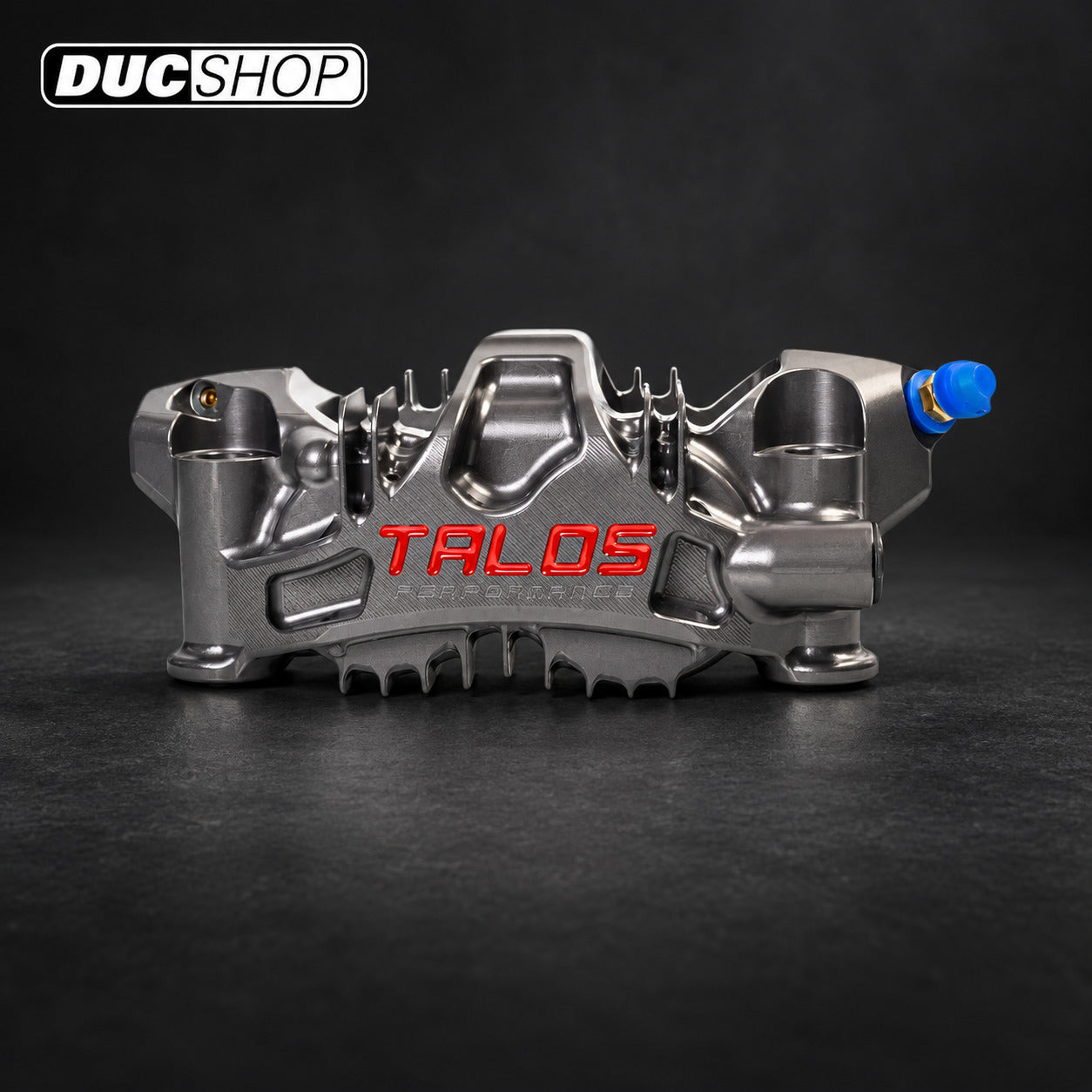 Talos X82 High-Performance Monoblock Motorcycle Brake Caliper Braking System - Nickel Plated - DucShop