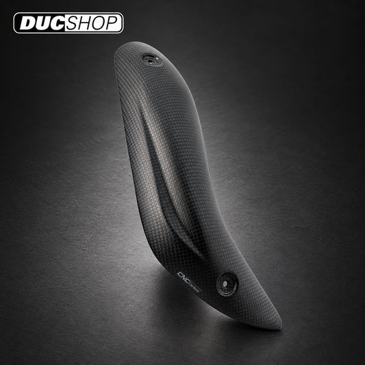 CNC Racing Carbon-Fiber Lower Exhaust Guard — Multistrada V4 — representative product view; see selected configuration and listing contents | Exhaust Accessories | ducshop.com