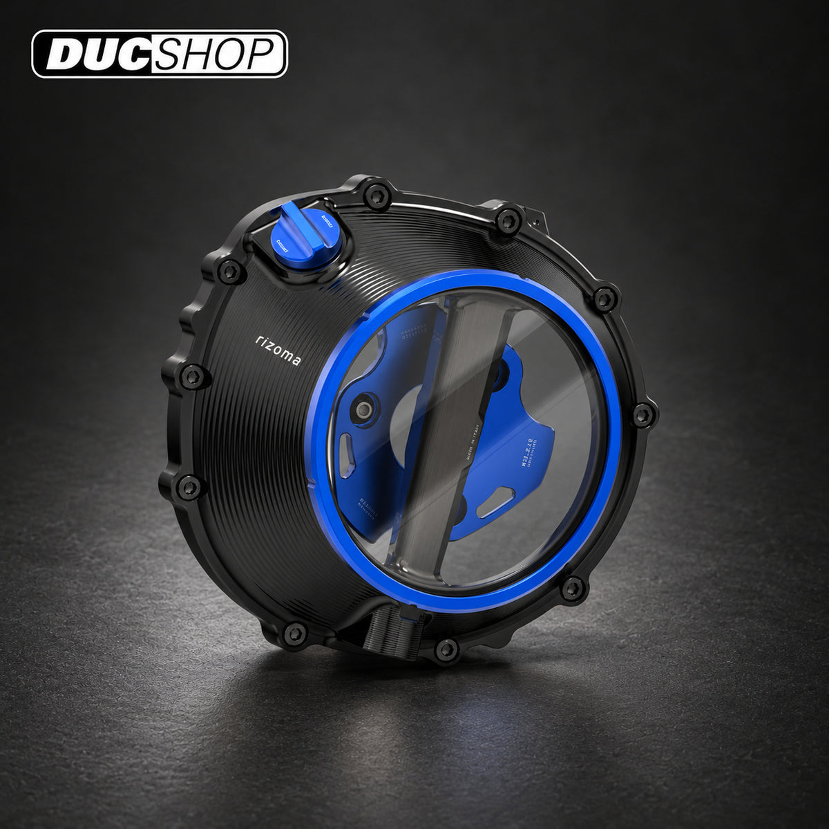 Rizoma Clear Wet Clutch Cover kit - OILQUARIUM for the BMW S1000RR (2020+) / S1000R / S1000XR (2021+) / M1000R / M1000XR | Wet Clutch Covers | ducshop.com