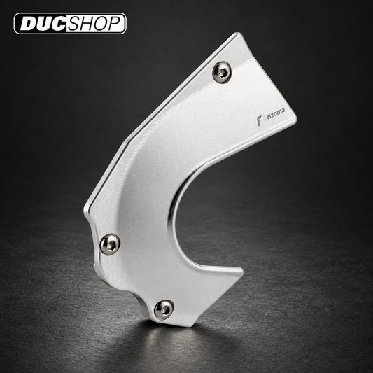 Rizoma Sprocket Cover For the Ducati Scrambler — representative product design; finishes may vary | ducshop.com