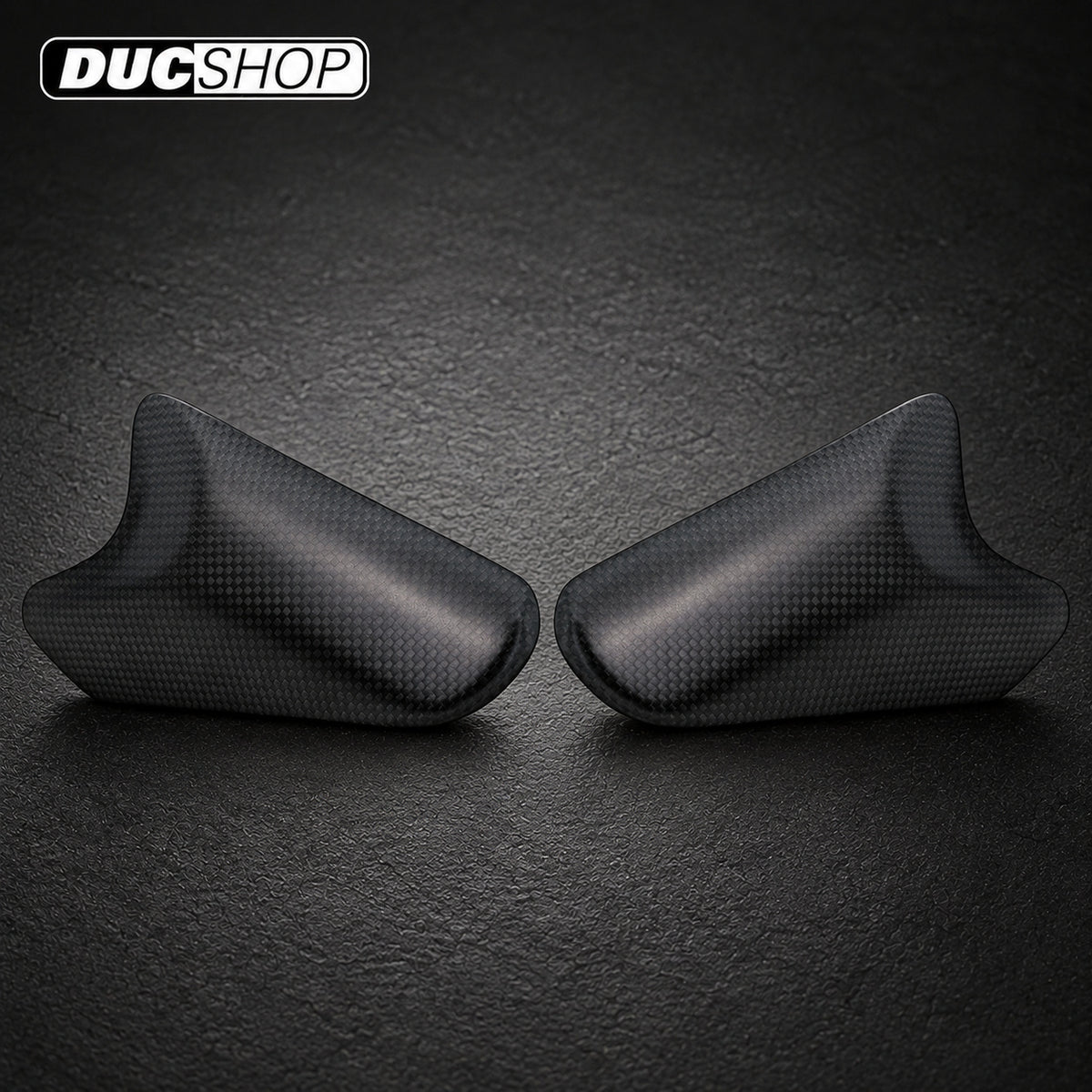 CNC Racing Carbon Fiber/Kevlar Fuel Tank Slider Kit for Ducati Panigale V4 / S / R / SP (2022+) | Tank & Tail Sliders | ducshop.com