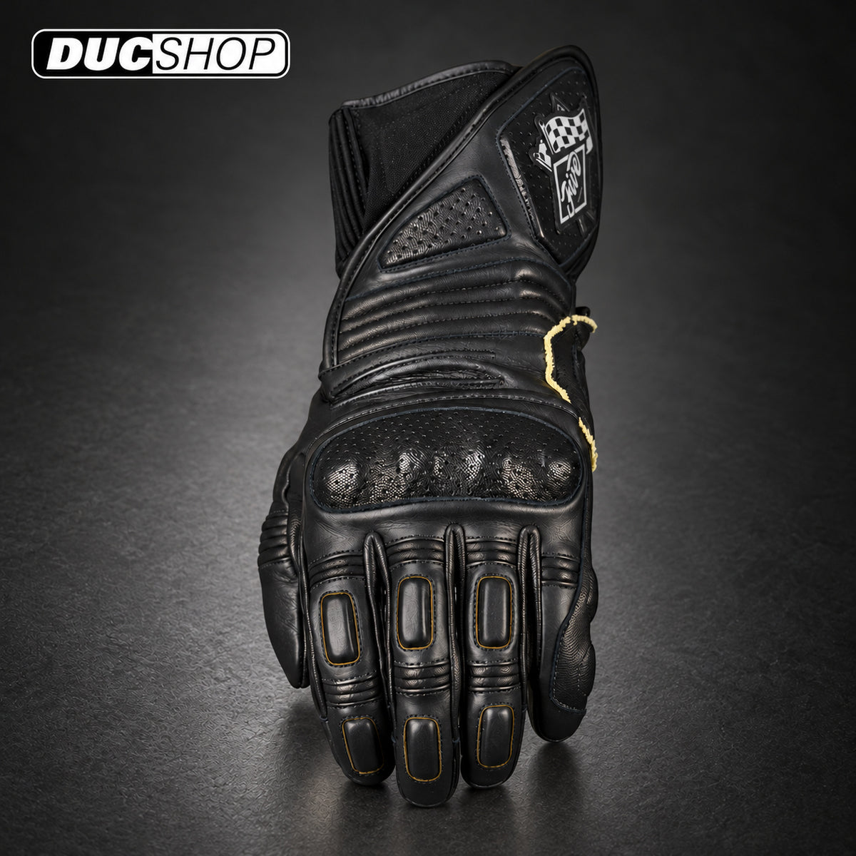 FIVE DAYTONA - BLACK | Long Gloves | ducshop.com