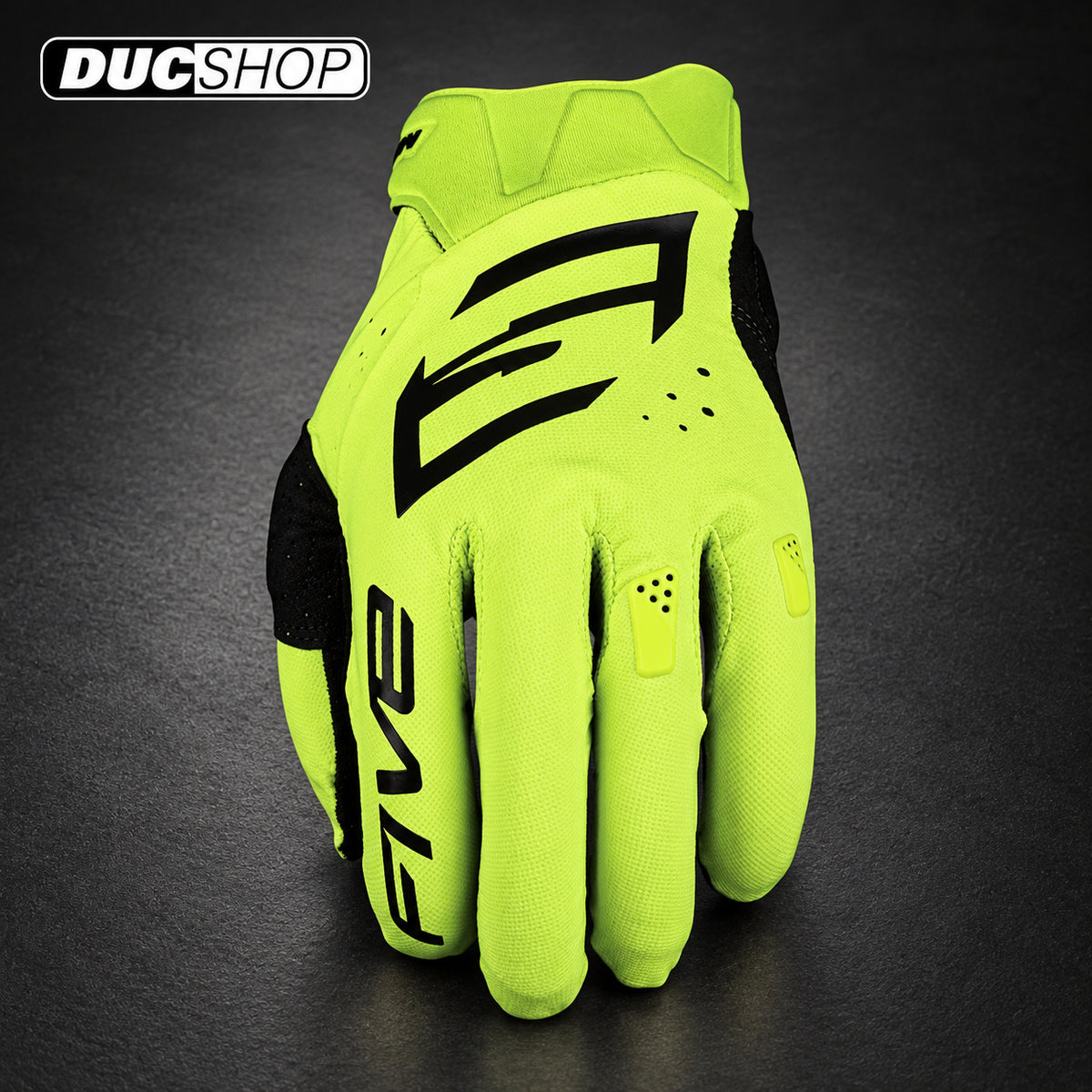 FIVE MXF1 EVO - FLUO YELLOW | Off Road Gloves | ducshop.com