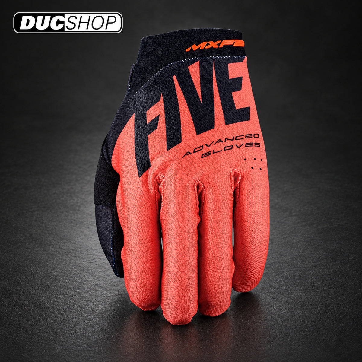 FIVE MXF2 EVO - SPLIT BLACK/ORANGE/RED | Off Road Gloves | ducshop.com