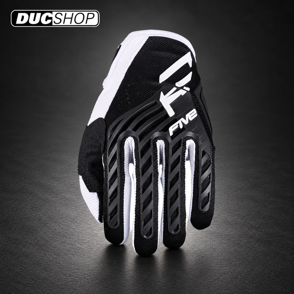 FIVE MXF3 EVO - BLACK/WHITE | Off Road Gloves | ducshop.com