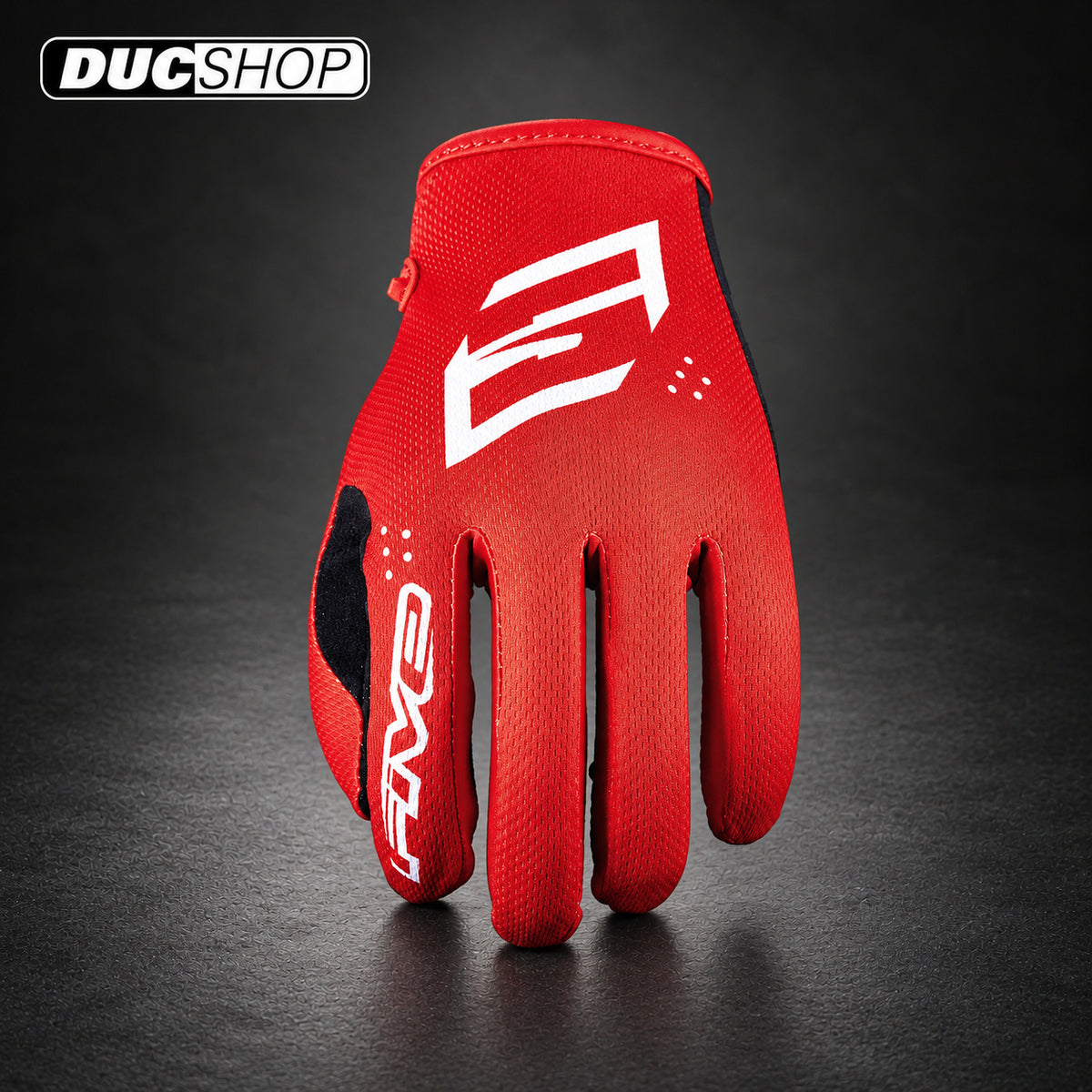 FIVE MXF4 motorcycle gloves in MONO RED | Off Road Gloves | ducshop.com