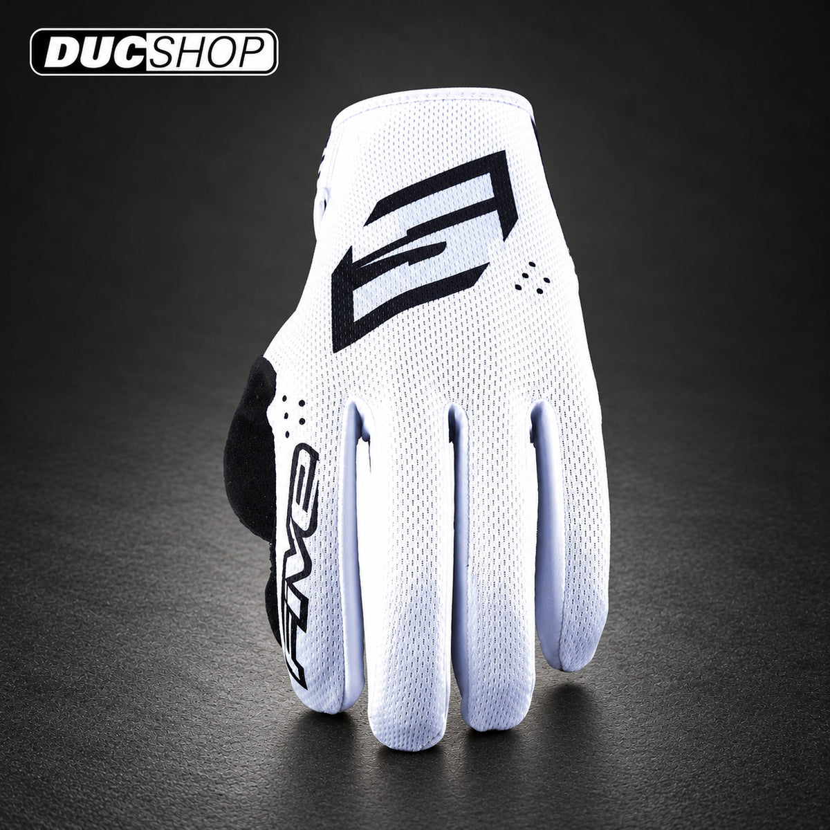 FIVE MXF4 motorcycle gloves in MONO WHITE | Off Road Gloves | ducshop.com
