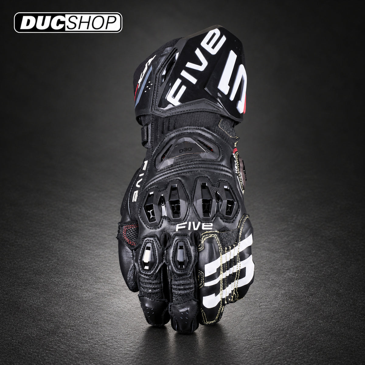 FIVE RFX PRO - BLACK | Racing Gloves | ducshop.com