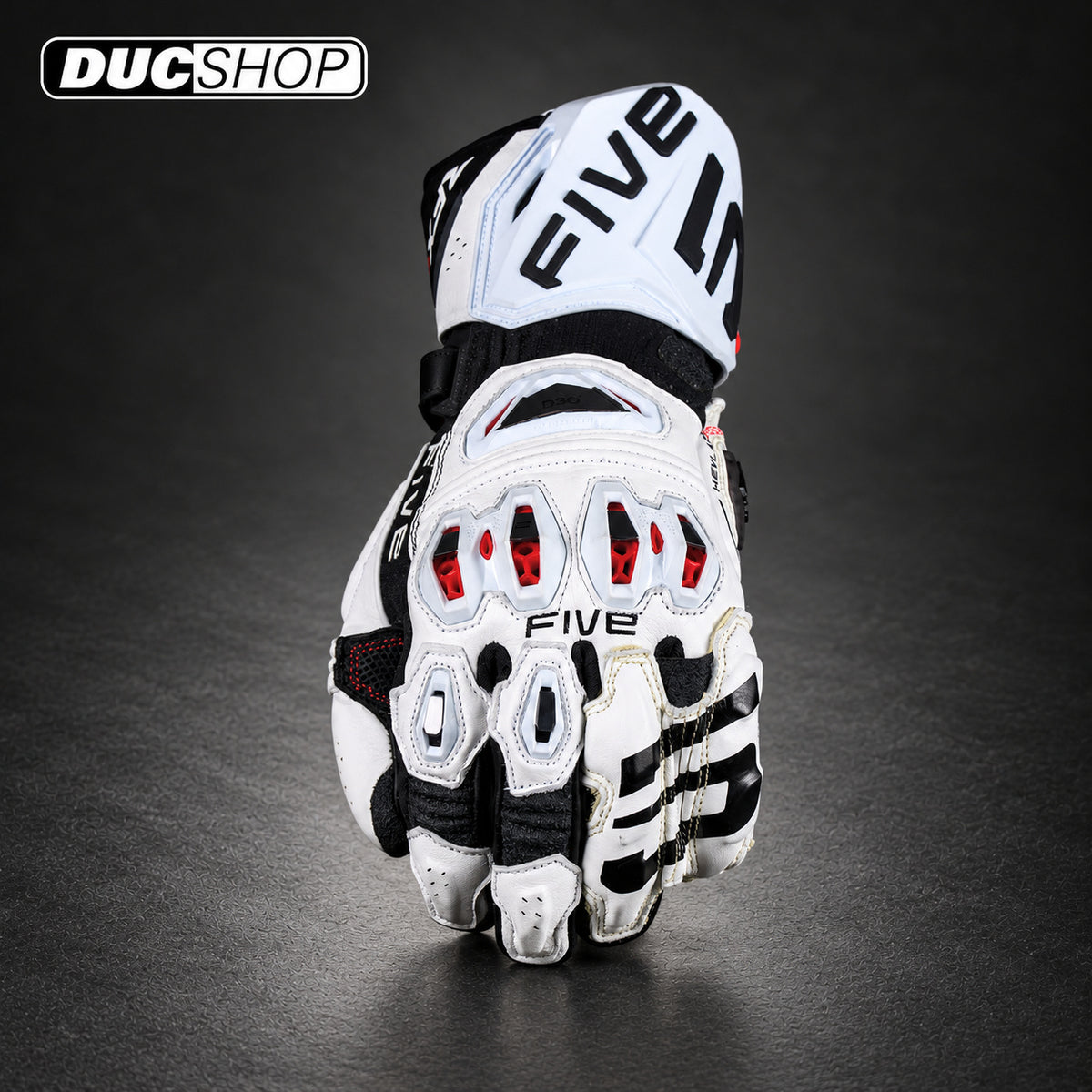 FIVE RFX PRO - WHITE | Racing Gloves | ducshop.com