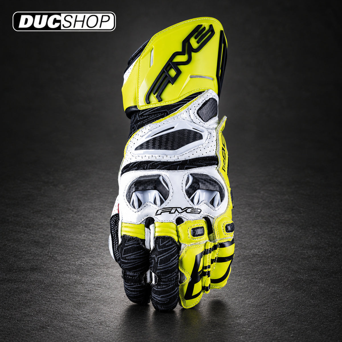 FIVE RFX RACE - FLUO YELLOW | Racing Gloves | ducshop.com