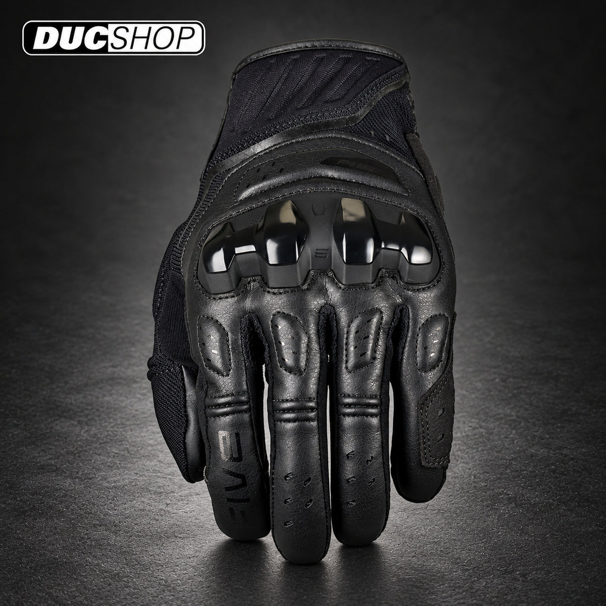 FIVE RS2 EVO2 motorcycle gloves in black | ducshop.com
