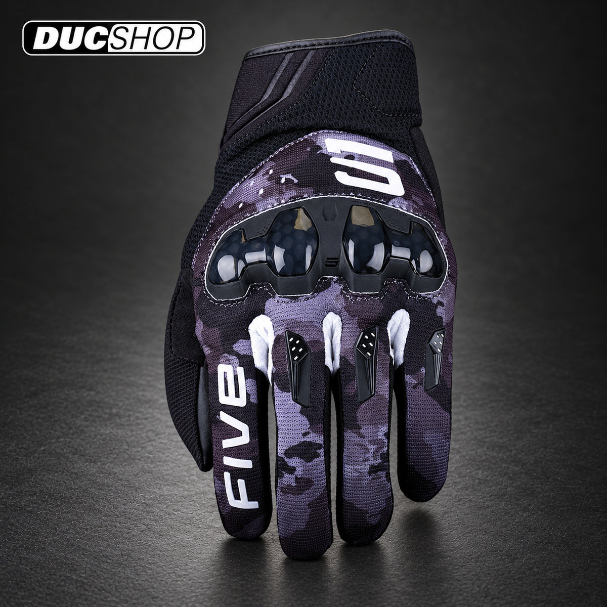 FIVE RSX - CAMO BLACK WHITE | Short Gloves | ducshop.com