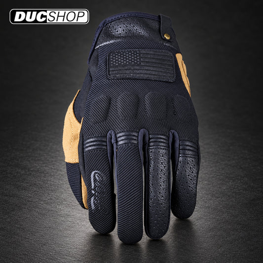 FIVE SCRAMBLER - BLACK/TAN | Short Gloves | ducshop.com