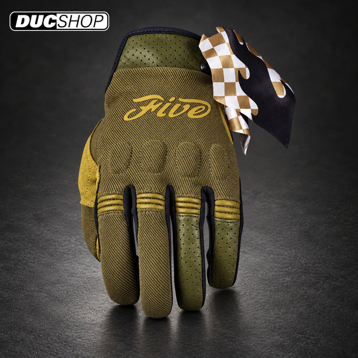 FIVE SCRAMBLER WOMAN - KHAKI/TAN | Women's Gloves | ducshop.com