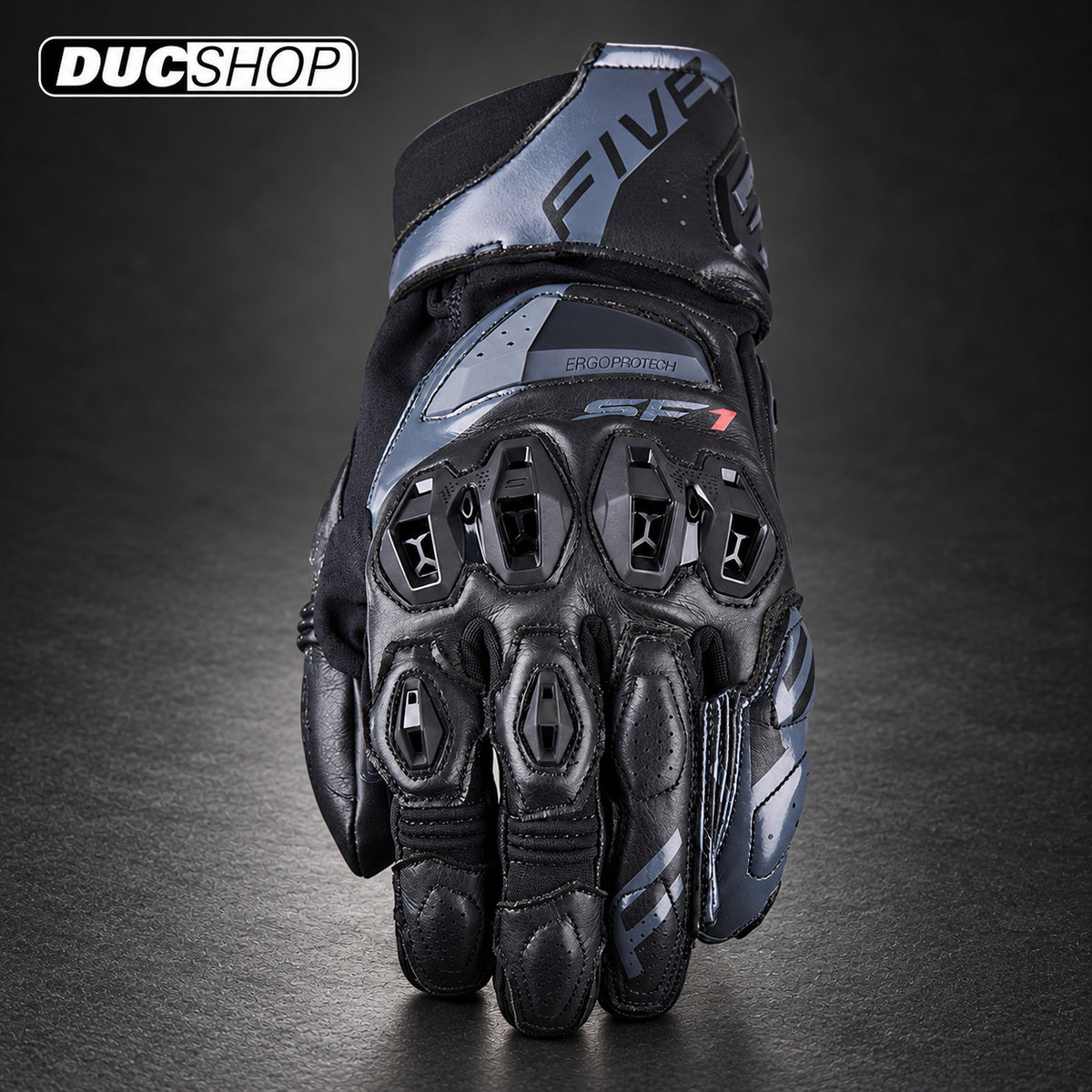 FIVE SF1 EVO - Black/Dark Grey | Short Gloves | ducshop.com
