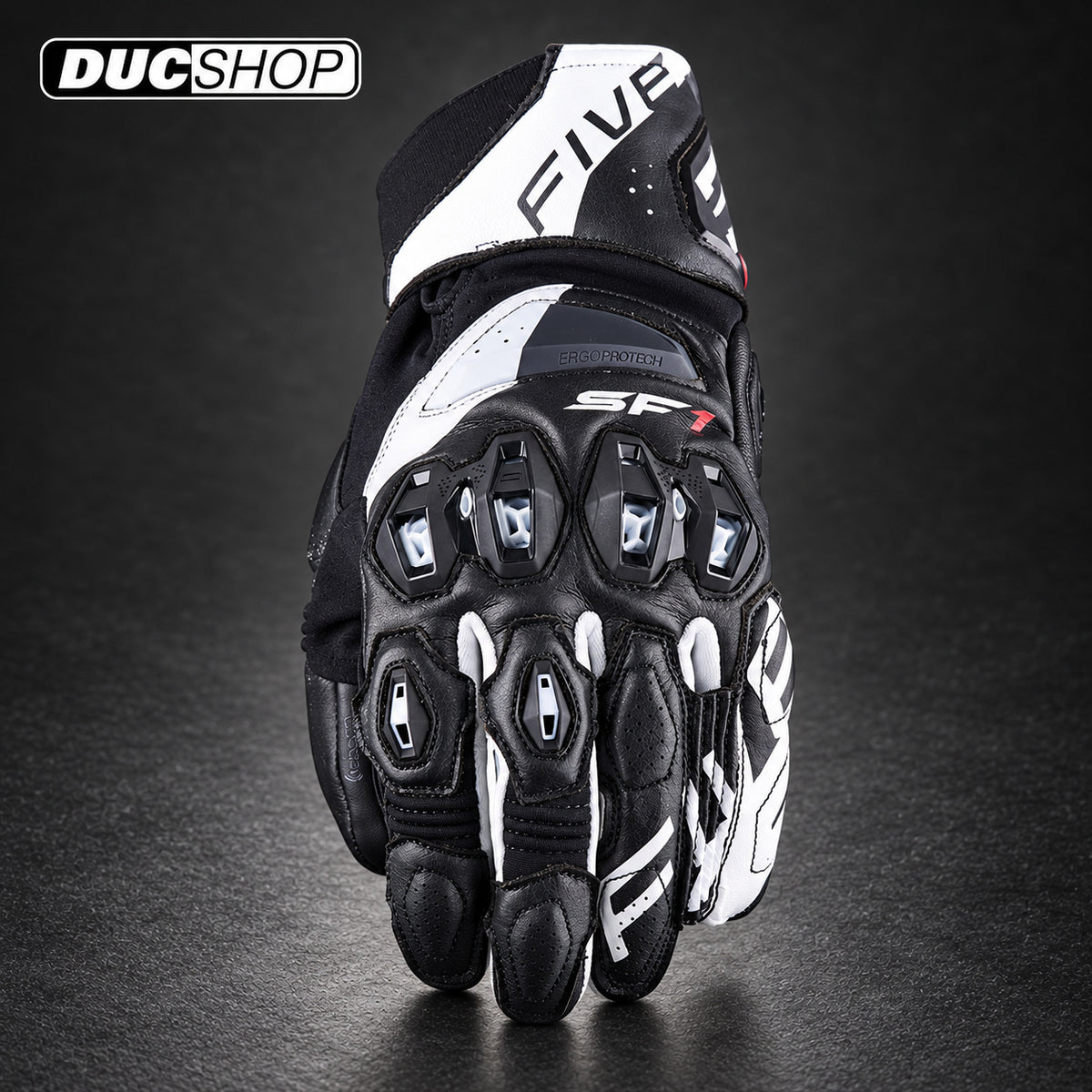 FIVE SF1 EVO - BLACK/WHITE | Short Gloves | ducshop.com