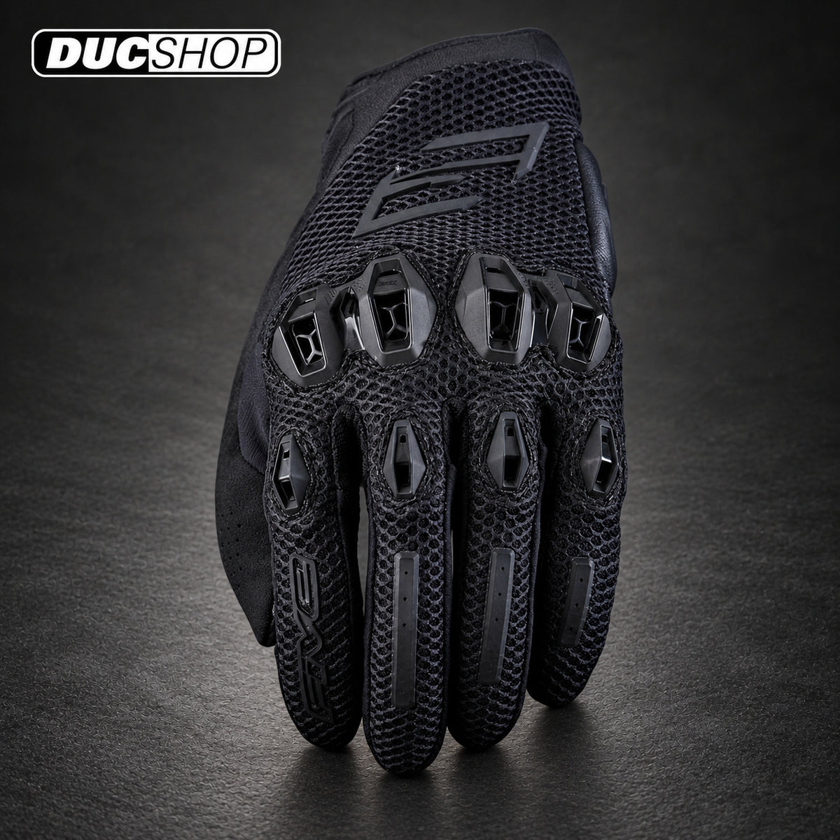 FIVE STUNT EVO2 AIRFLOW motorcycle gloves in BLACK | ducshop.com