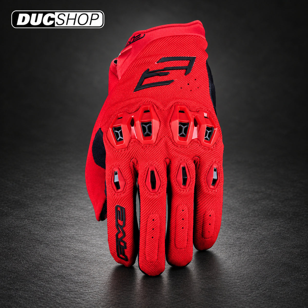 FIVE STUNT EVO2 - RED | Short Gloves | ducshop.com
