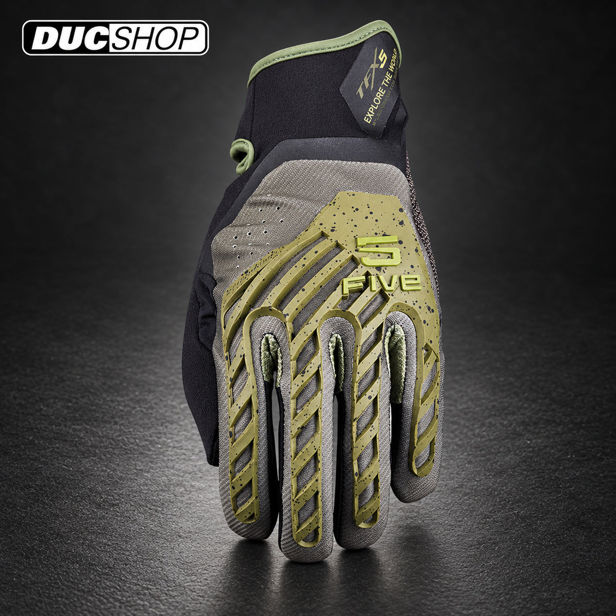 FIVE TFX5 - BLACK/KHAKI | Short Gloves | ducshop.com